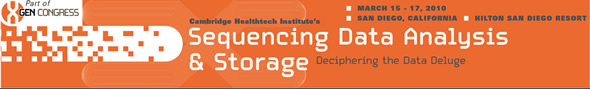 Sequencing Data Analysis and Storage 2010 Banner