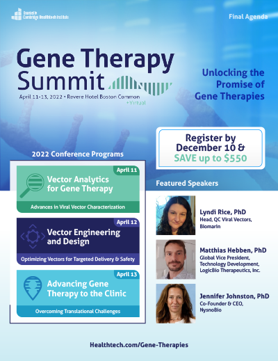 2022 Vector Engineering & Delivery for Gene Therapies Brochure